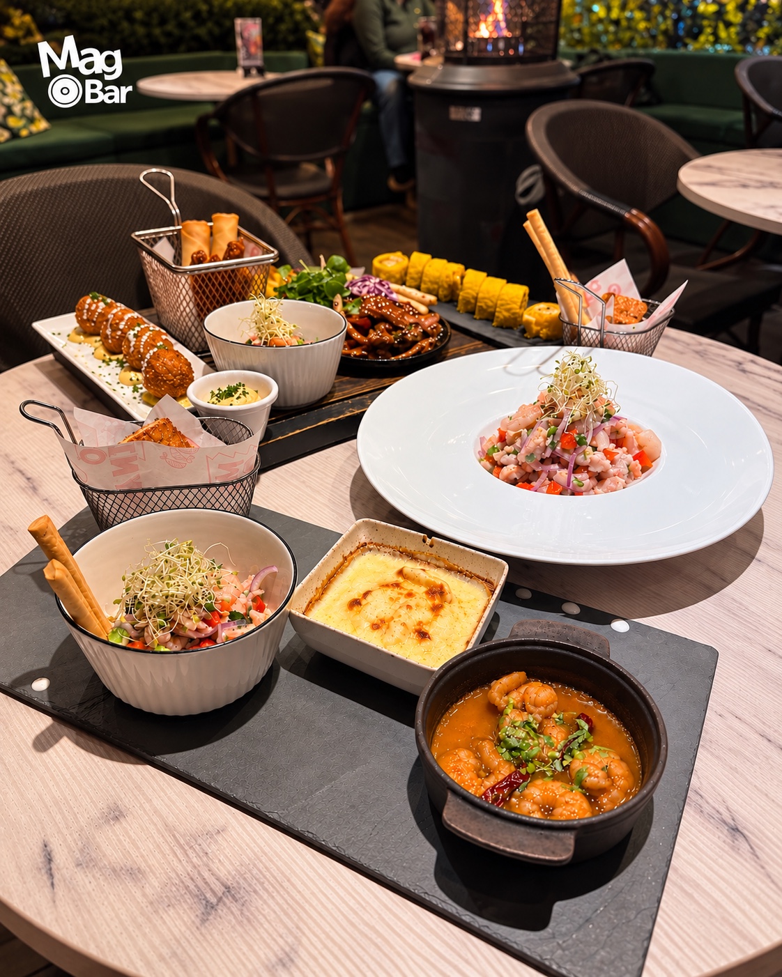 Platos para compartir en MagBar